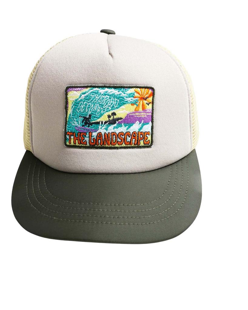 999Hyumeoniti Wave Coast Trucker Cap (Khaki)