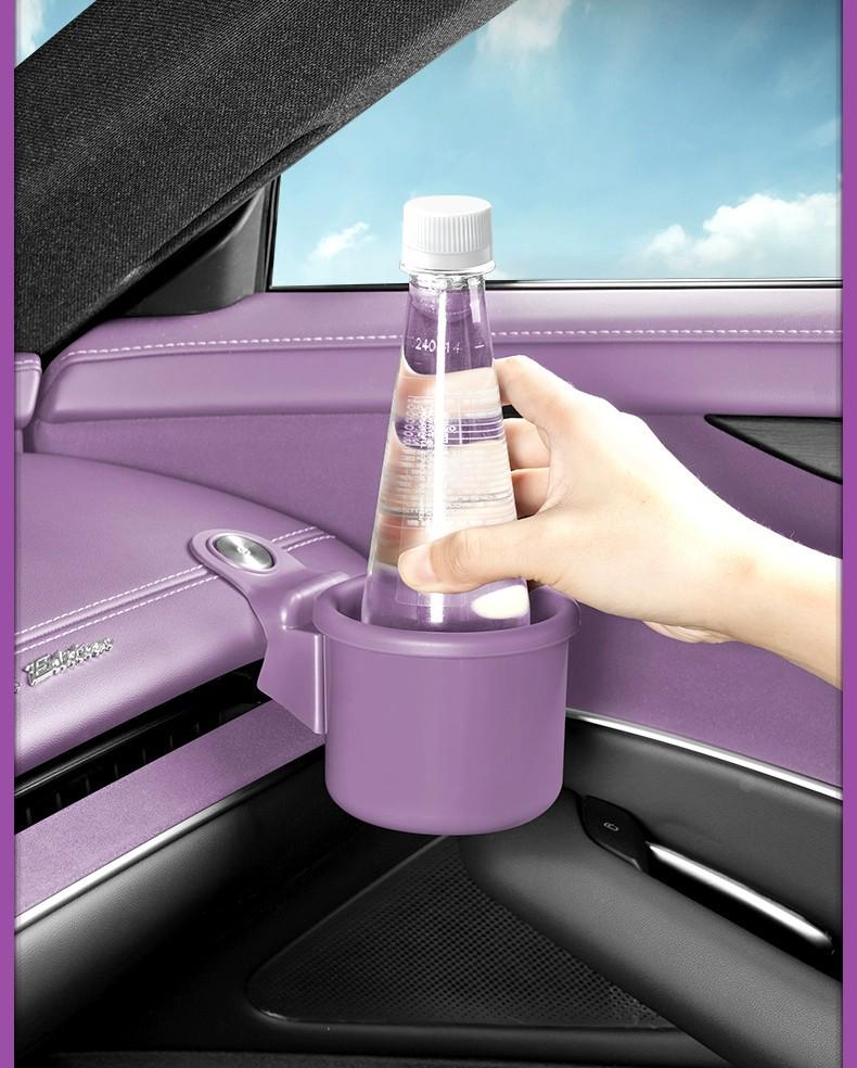 Customizable Cup Holders for Xiaomi SU7 Dashboard - Original Car Color, Multi-Functional Car Interior Accessory