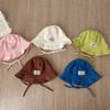 Solid Color Baby Sun Hat Soft Cotton-Linen Bucket Hat Cute Fisherman Cap  Summer