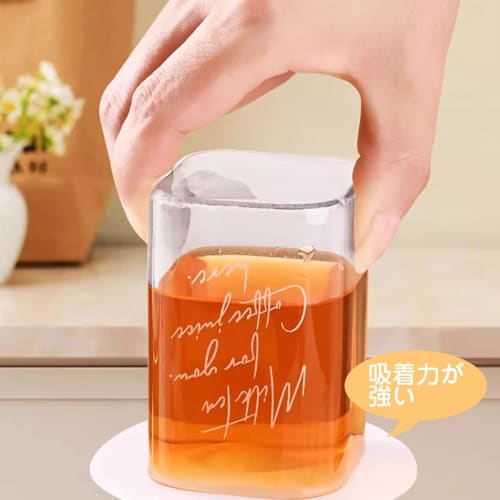 YBGGJO Silicone Lids, Set of 5, Translucent, Dustproof, Microwave/Frying Pan Lids, Airtight, Food Storage, Adhesive, Dishwasher Safe, Convenient Stora