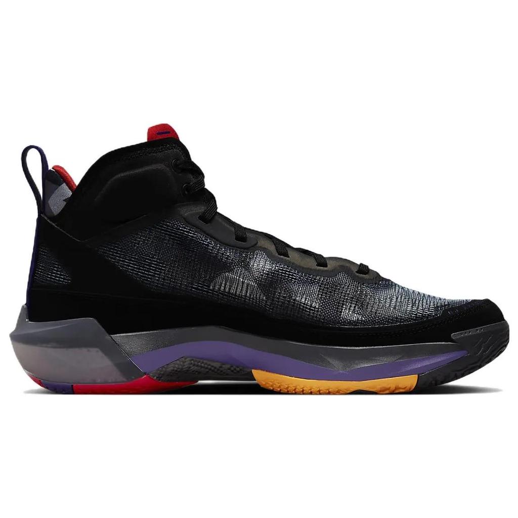 Air Jordan 37 PF 'Raptors' (Unisex) Black / Club Purple / Dark Charcoal / True Red / Okra Basketball Shoes DV0747 065