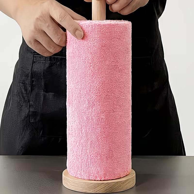 Reusable Cleaning Cloth Roll Tear Off Kitchen Dish Cloth Washable Multipurpose Cleaning Wipes for Household Kitchen and Bathroom