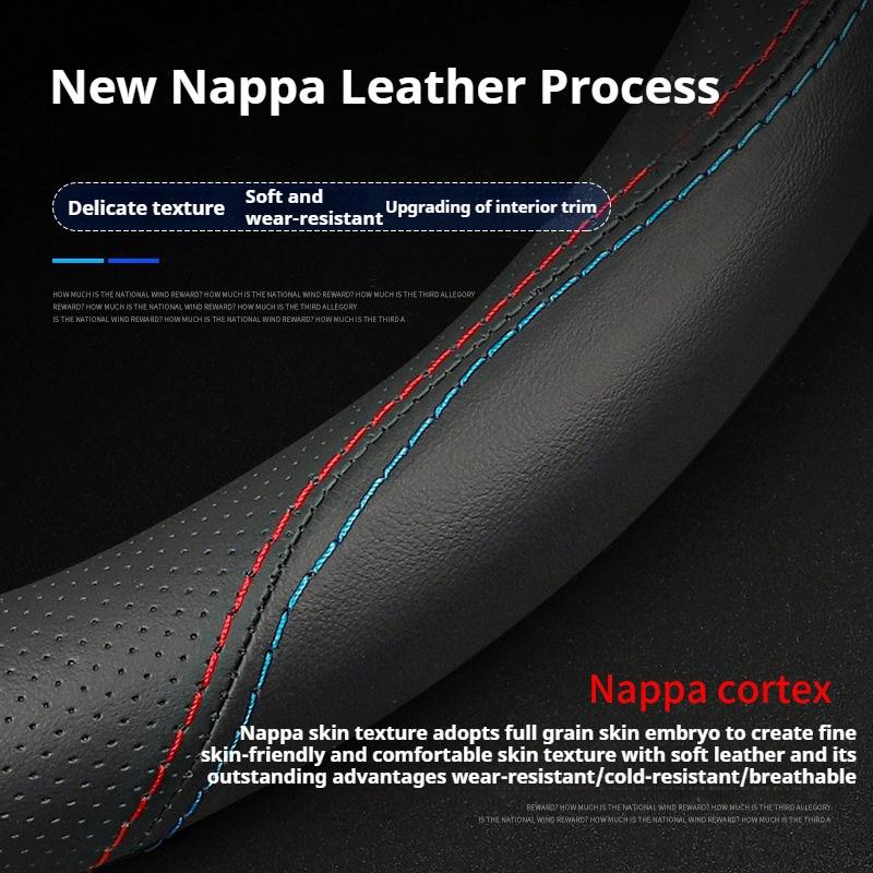 Leather Car Steering Wheel Cover Citroen C1 C2 C3 C4 C5 C6 ELYSEE VTS Xsara C-Crosser Berlingo Jumpy AIRCROSS C3-XR Accessories