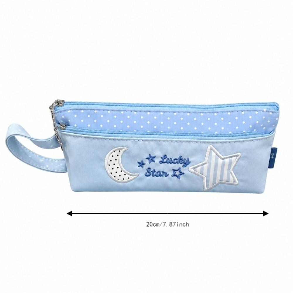 Large Capacity Pencil Case Plaid Stationery Storage Bag Gifts Pen Bag For Students