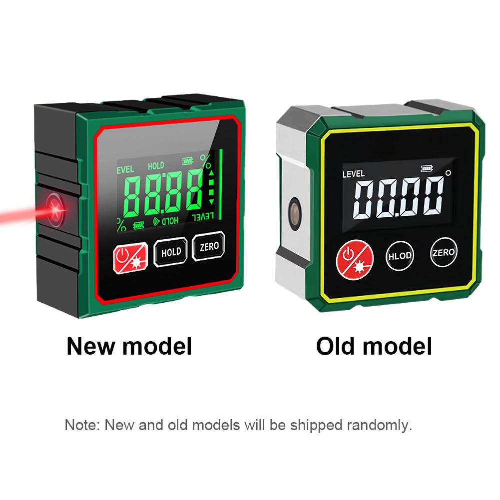 Magnetic Level Angle Gauge with LCD Backlight Protractor Inclinometer Bevel Box for Miter Saw Automobile Test and Repair and Ect