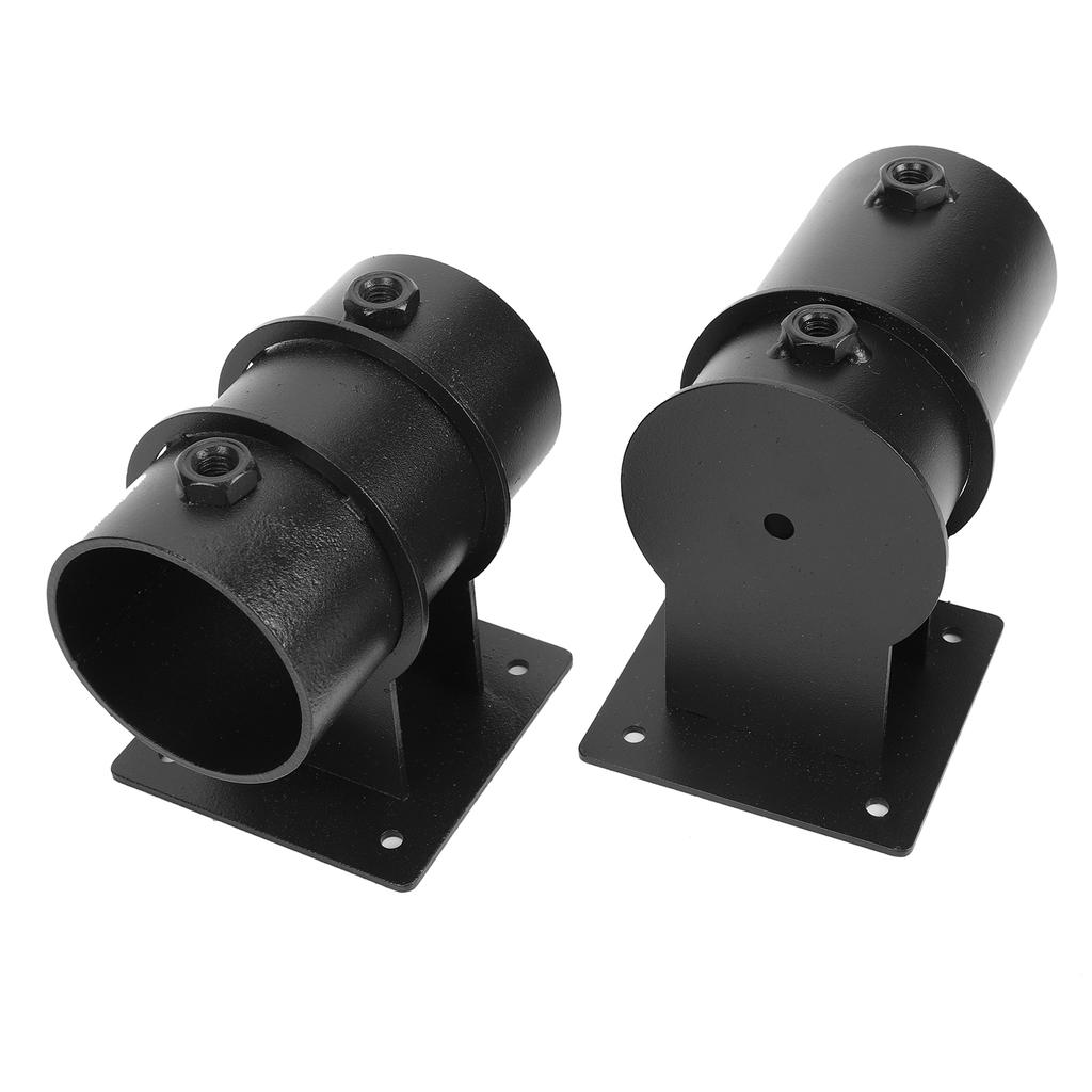 Supporto per Ombrellone da Patio per Ringhiera in Legno Metallo Regolabile Morsetto per Ombrellone da Patio Supporto per Balcone Esterno