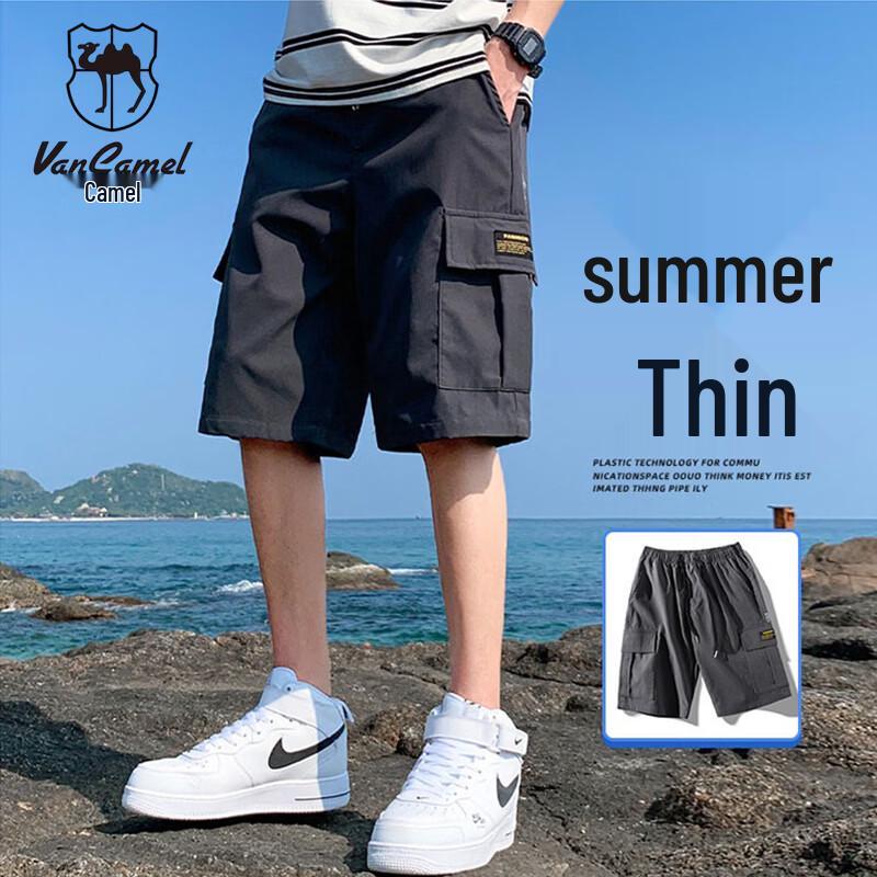 

VANCAMEL Men s Ice Silk Quick-Dry Casual Shorts L