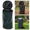 Zippered Lid Compost Bin Bag Wear Resist Refuse Composter Waste Collector Leaf Lawn Bags  Grower