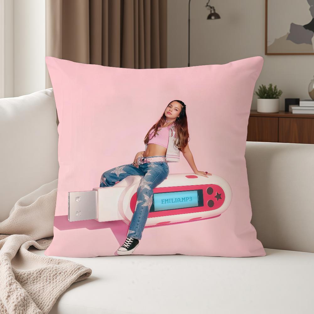 

Singer Eemilia Mmernes Pillow Case Suitable For Bedrooms Living Rooms Cars Home Decoration 30cmx30cm