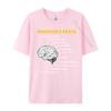 Engineer Is Brain Funny Sarcastic For Engineering Design Tops Tees 2024 Hot Sale Customized Cotton Male T-Shirt Design T Shirt