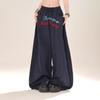 Loose Pants Letter Print Scimitar Pants Cleanfit Loose Lazy Wind Paratrooper Casual Pants