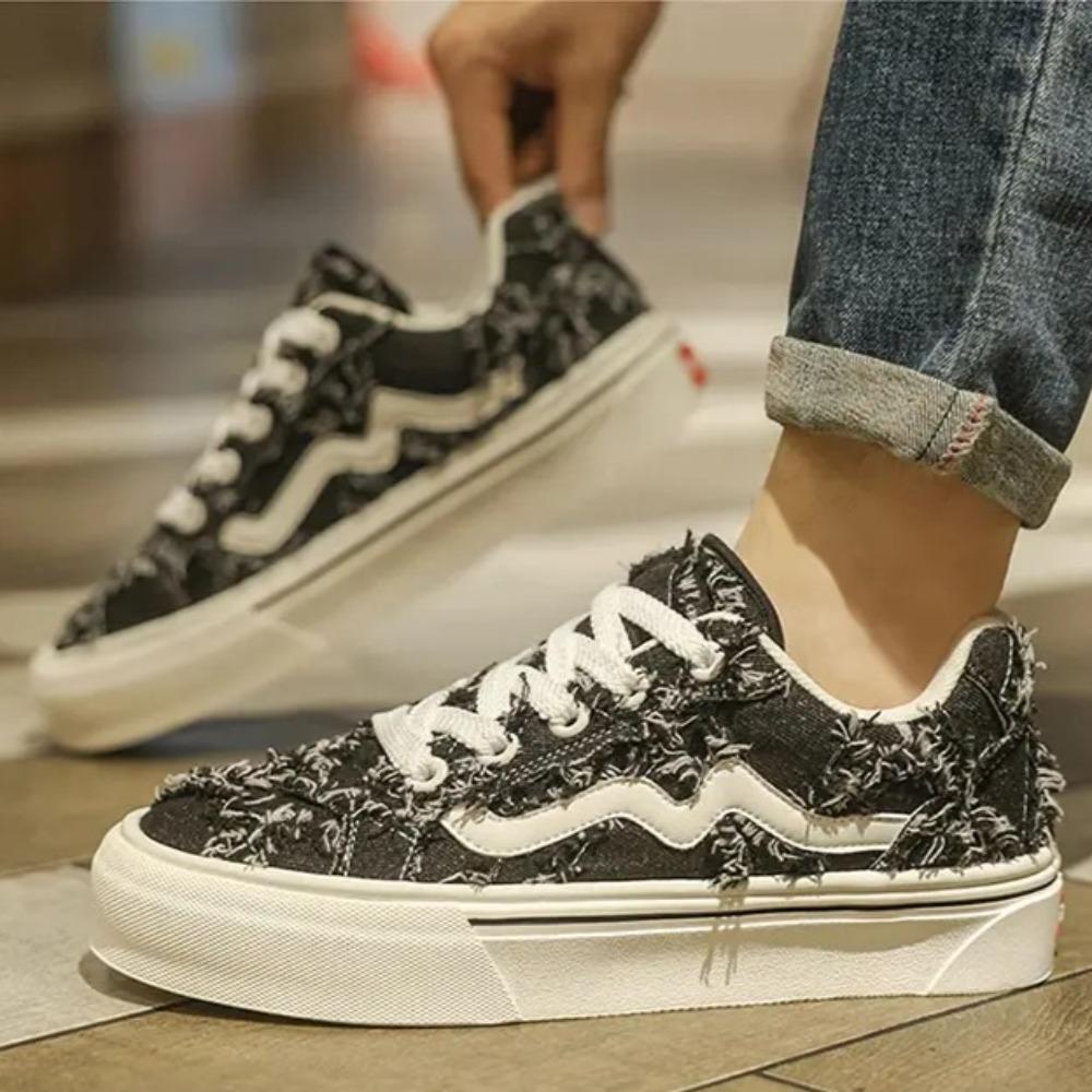 New Canvas Shoes Women's Cashew Flower Chessboard Checkerboard Low Top Couple Men's And Women's Shoes Retro Women's Board Shoes