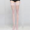 1Pair Women's Sexy Stocking Sheer Lace Top Thigh High Stockings Nets For Women Female Stockings Black White Red Dropship