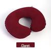 Portable Inflatable U-Shaped Neck Pillow for Travel, Office, Car & Airplane Nap Support