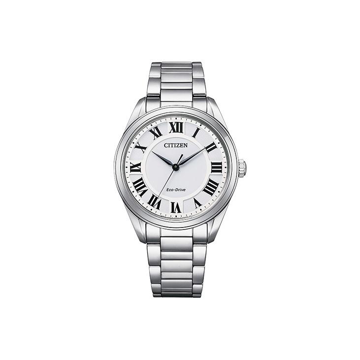 

CITIZEN Ecology Drive Collection 50M Waterproof Light Powered Quartz Movement Stainless Steel Strap EM0970-53A White Regular Watch Box