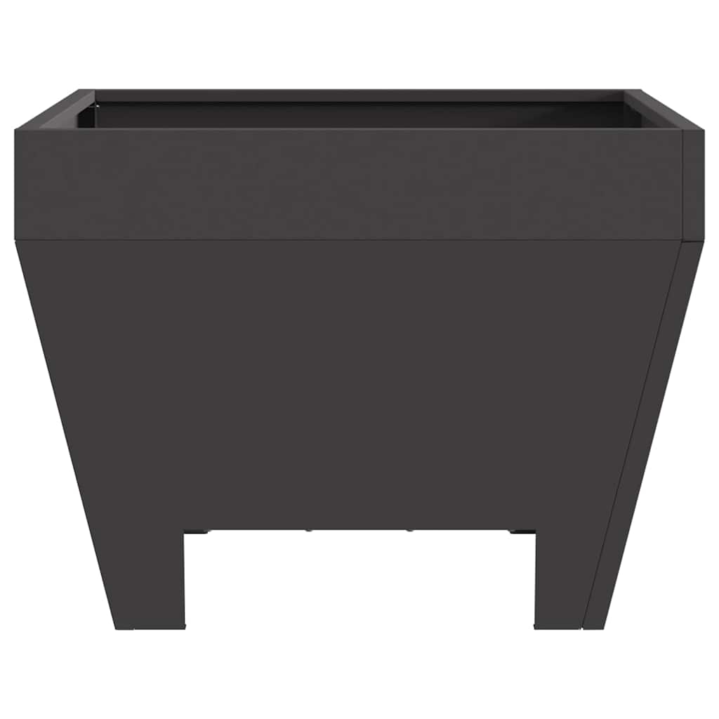 Fire Pit Black 50 X 50 X 38 Cm Steel