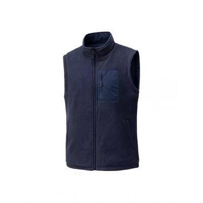 Herfst- en Winter Heren Middelbare Leeftijd Fluweel Verdikt Vest met Een Basis Om Warm te Houden en Casual Vest, Het Dragen van een Vest met Meerdere Zakken aan Beide Zijden