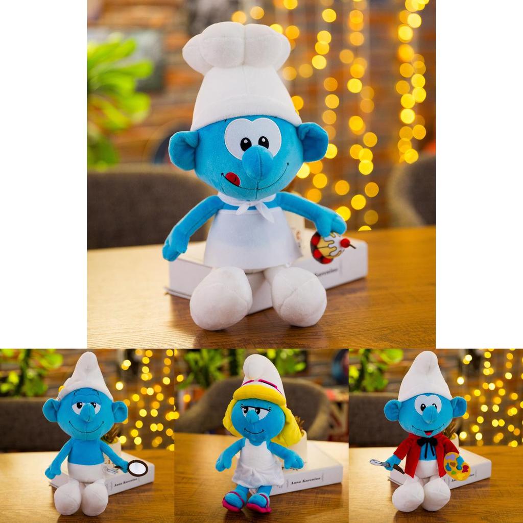 Smurfs Plush Toy Doll Pillow Soft And Cuddly Birthday Gift For Kids