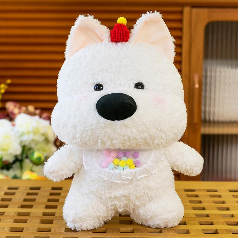 Exquisite Highland Terrier Plush Toy Scarf With Fun Colors Ideal Occasions All