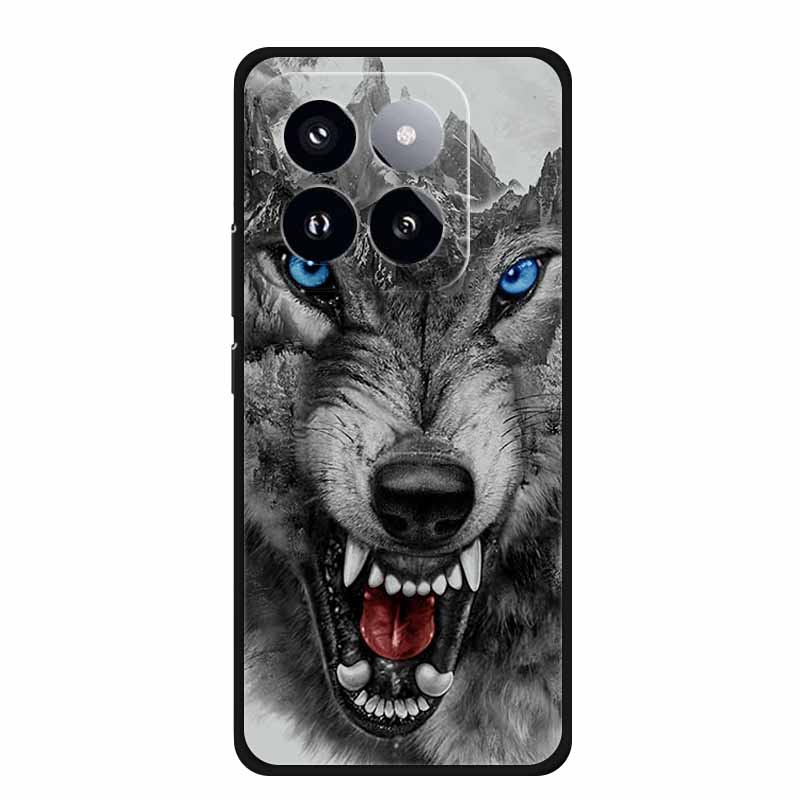 For Xiaomi 14T PRO Case Luxury Soft Silicone TPU Phone Cases Back Cover For Xiaomi14T Bumper Protective Shockproof Love fundas