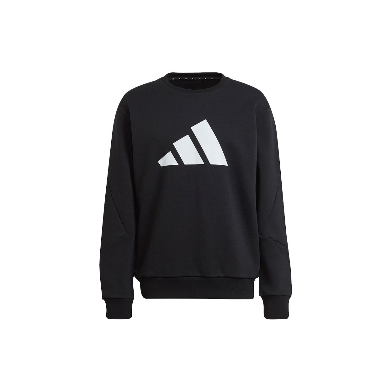 adidas Men s Black Fleece Large Logo Crew Neck Pullover Sweatshirt H46507 XXL