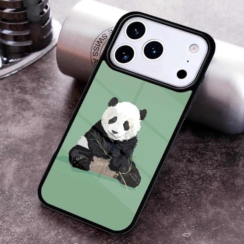 Cute Panda Fashion Phone Case For iPhone 17 16 15 14 13 12 11 Pro Max Plus 17Air Soft Silicone Cover