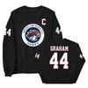 Women's Casual Pullover Sweatshirt Letter Print Crewneck Long Sleeve Relaxed Fit University Style Athletic Top