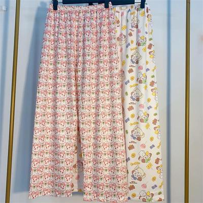 "Pantaloni Pigiama Larghi da Donna con Stampa Cartone Animato - Vestibilità Larga per Primavera, Estate e Autunno"