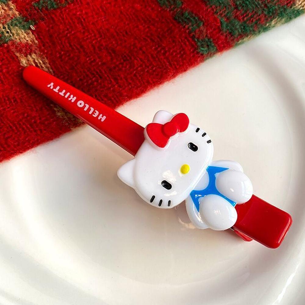 Sanrio Hello Kitty Hair Clip Cute Cartoon Pink Hairpin Girls Fashion Barrettes Bangs Clip Women Hair Accessories Jewelry Gifts