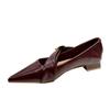 Fashion Fashionable and Versatile Women's Shoes, Casual Shallow Pointed Toe Loafers, Comfortable, Wear-resistant and Soft Women's Shoes