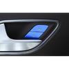 Blue Aluminum Car Inner Door lock button Sticker - For Benz GLE GLS Trim