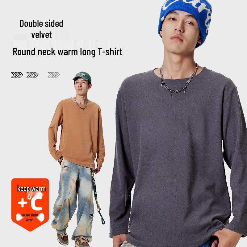 Warrior Fleece-Lined Crew Neck Long Sleeve Base Layer T-Shirt