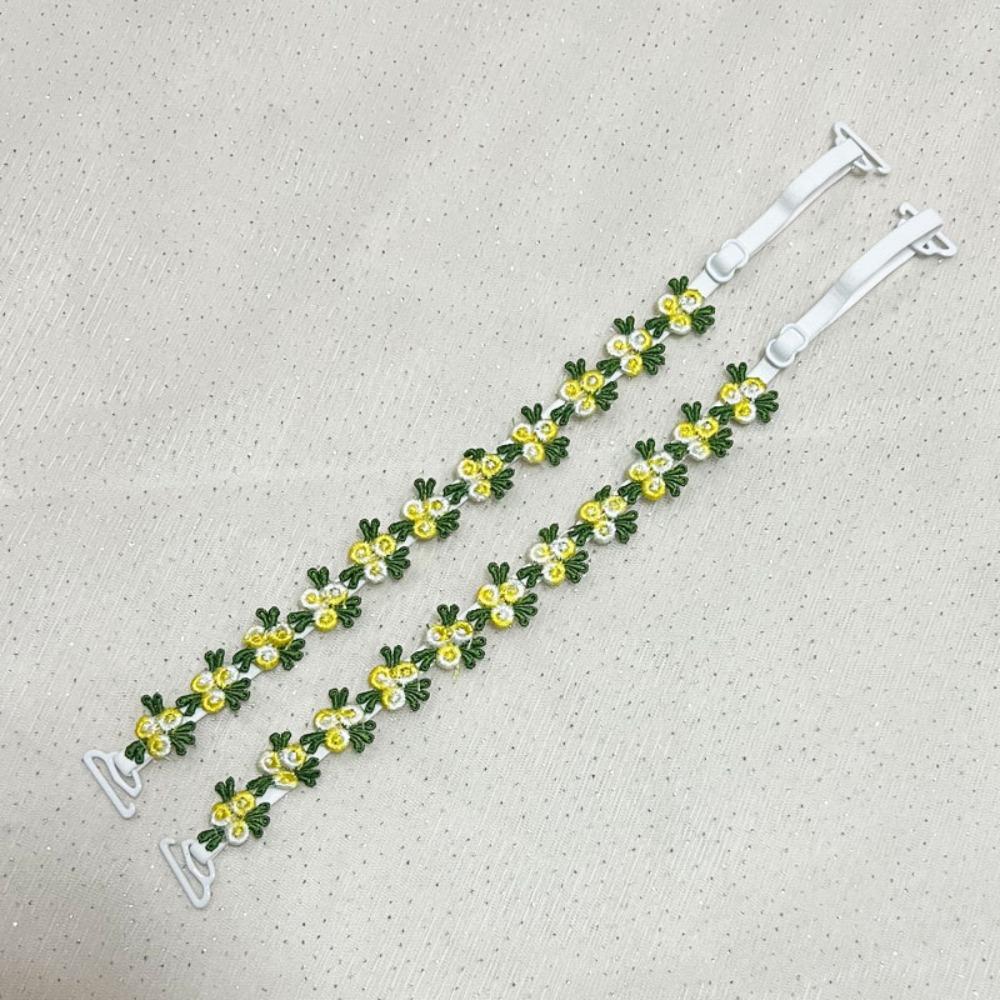 Removable Floral Shoulder Belts Lace Bra Straps Replacement New Floral Bra Straps