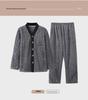Couple's Winter Pajamas: Thick Plush Coral Fleece Set for Men and Women