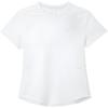 Comfortable Casual Brand Logo Quick-Dry Short Sleeve Regular T-Shirt Women Tops White HM9699100
