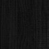 Bookshelf 4 Shelves Black 100 x 30 x 140 cm Solid Pine Wood