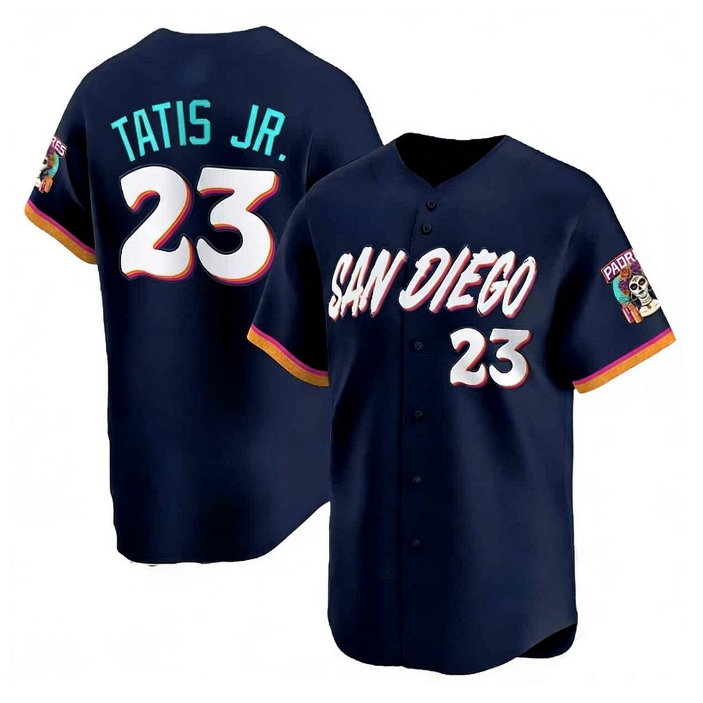 San Diego Padres 23 Tatis Jr. Trikot – Atmungsaktives Schnelltrocknendes Baseballtrikot