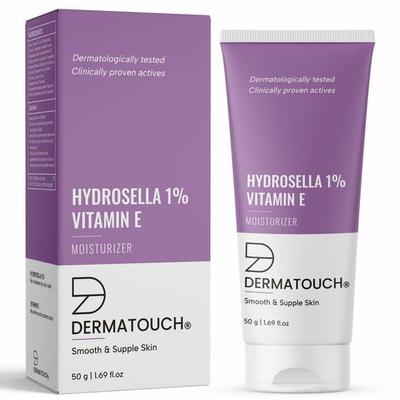 DERMATOUCH Hidratante con Vitamina E Para la Cara | Crema Hidratante Diaria Para el Cuerpo - Para Todo Tipo de Piel - 50G