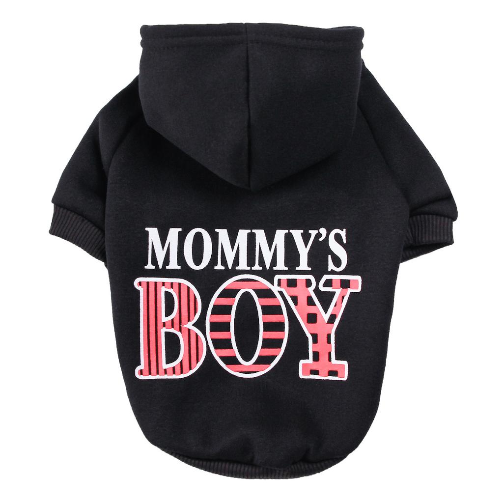 Dog Hoodie Dog Clothes for Boys Sweaters with Hat Leash Hole Pet Winter Clothes Warm Hoodies Sweater for Small Dogs Chihuahua
