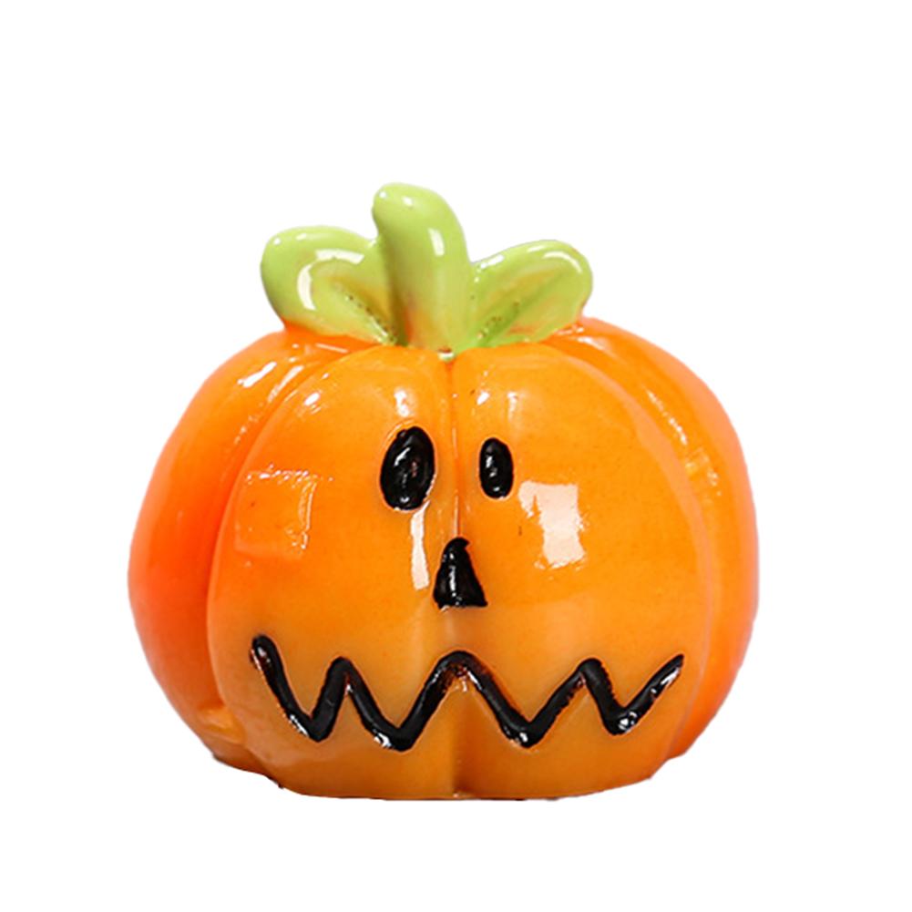 Halloween Cute Micro Landscape Ornaments Pumpkin Lantern Bat Hat Halloween Decorations Keychain Pendant