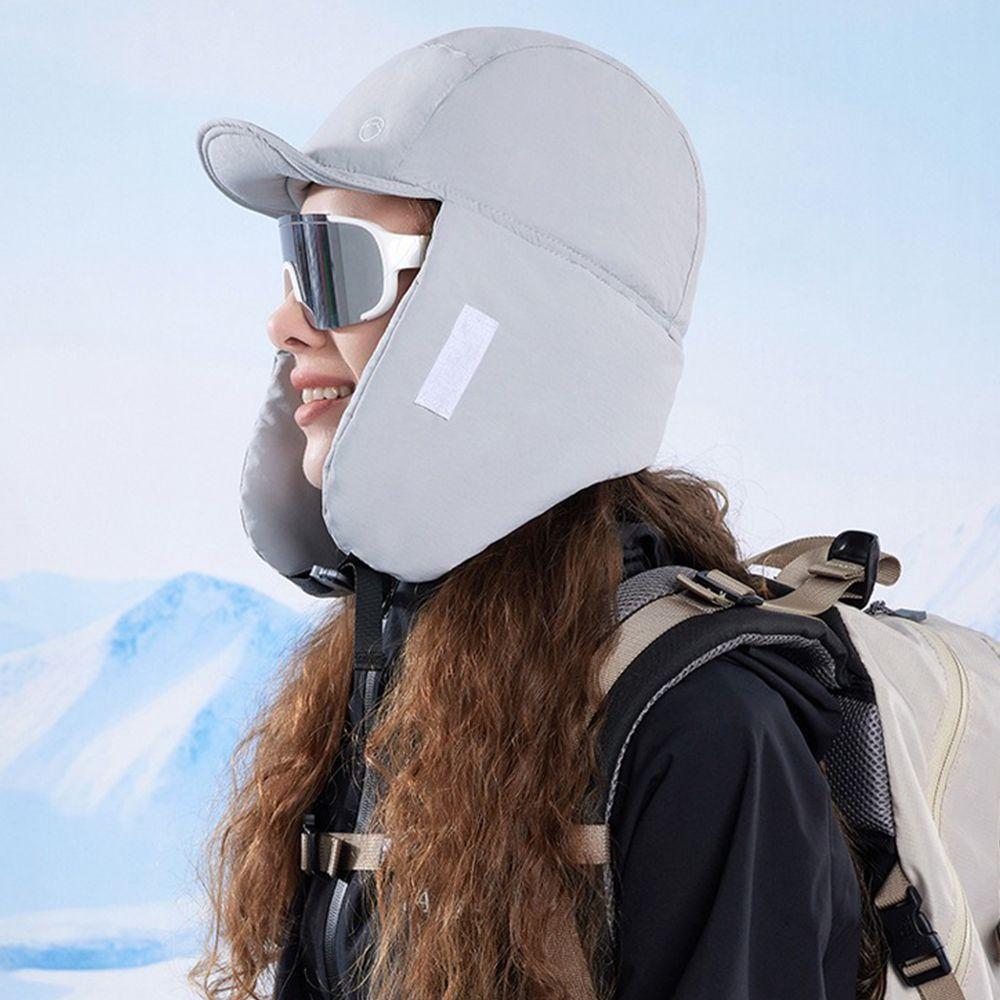 Integrated Face Ear Warm Winter Lei Feng Hat Windproof Earflap Hat Outdoors Cycling Cap Hiking