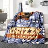Grizzy & Lemmings Blanket Soft Warm Cozy Suitable for Chair Office Chair Bedding for All Seasons Modern Best Holiday Gift for Friends Family