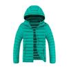 Men's Casual Cotton Jacket Hooded Solid Color Winter Daily