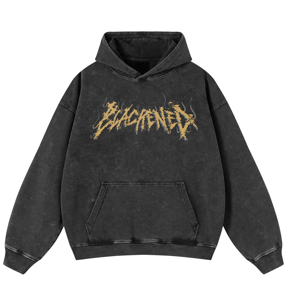 

Уличная одежда Ретро-графика с буквами, черная, свободная, унисекс, толстовка Y2K 2XL жёлтый