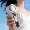 Portable Handheld Fan With Cooling Function And Usb Rechargeable For Travel And Outdoor Use