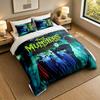 3Pcs Bedding SetThe Munsters Soft Bed Sheet and Two Pillowcases Home Bedroom Decor