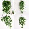 Plant Epipremnum Artificial Aureum Wall Decor Plastic Leaves Gardens Indoor