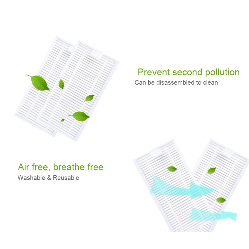 10 Pcs/lot Robot Vacuum Cleaner HEPA Filter Replacement for iLife Robot Vacuum Cleaner, V3, V3S,