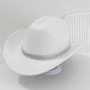 Men's and women's Panama French cowboy hats, jazz top hats, accessories, three-dimensional leaves, rhinestone belts, bonfire balls