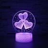 3D Engraved Name Night Light - Seven-Color Atmosphere Lamp, Perfect for Valentine’s Day, Qixi Festival, or Love Commemorative Gifts